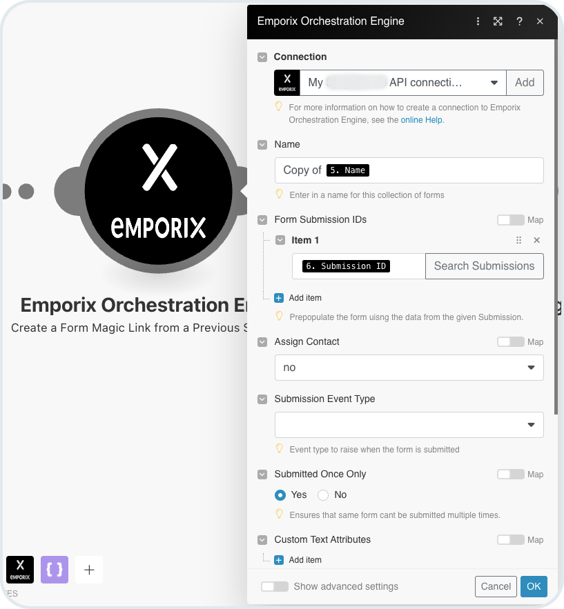 Create a Form Magic Link from a Previous Submission module