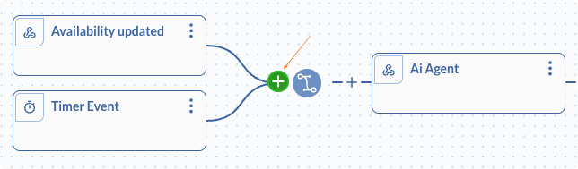 Adding another trigger in the flow
