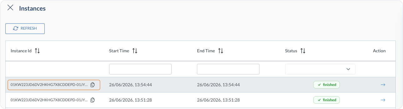 Instance ID in the debugger